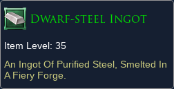 Dwarf-steel Ingot | LOTRO Items Database