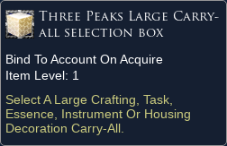 three peaks large carry-all selection box